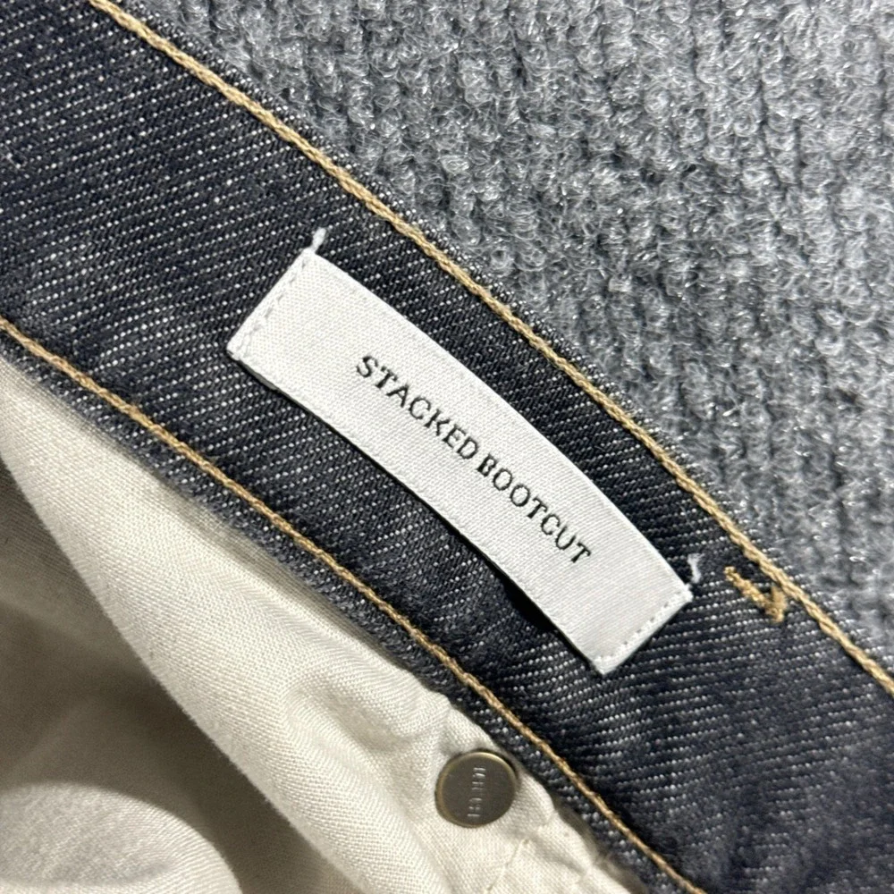 Banana‎ Republic Jeans Mens 32x29 Black Rinse Wash Slim Stacked Bootcut